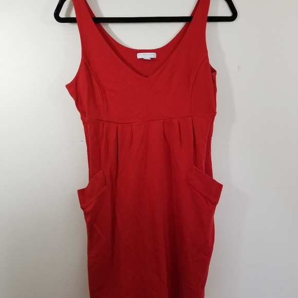 ladies red jumper dress